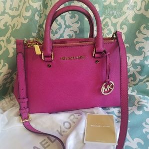Michael Kors Pink Sutton Handbag